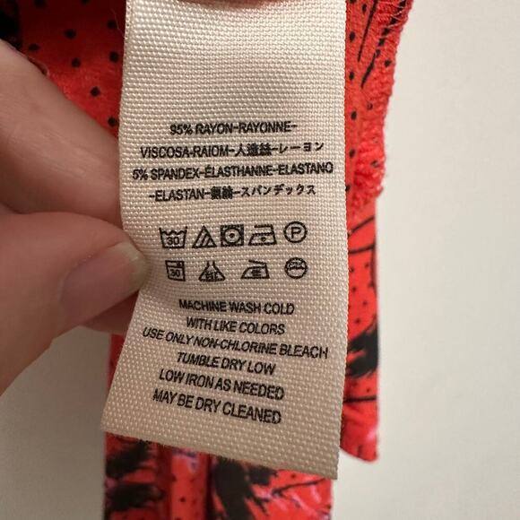 Free People women’s Last Time print boho belle sleeve top. Size small - Picture 5 of 5